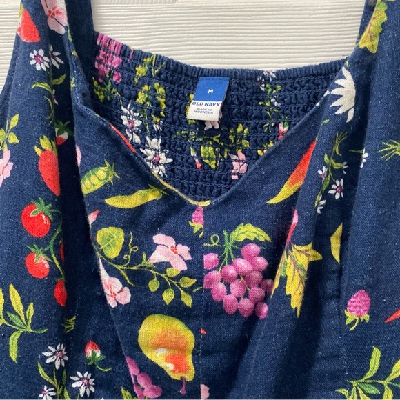 Old Navy Linen Floral Dress - Picture 2 of 5